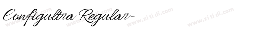 Configultra Regular字体转换